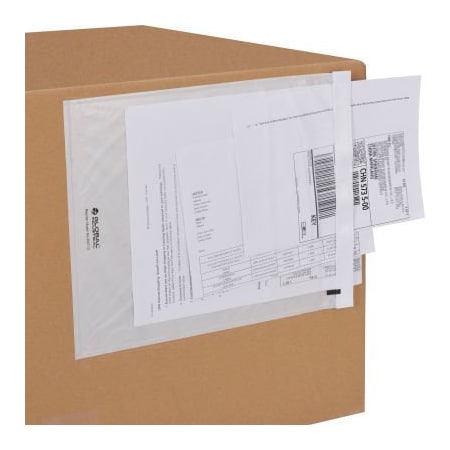 Gec Global Industrial Packing List Envelopes 12inL x 9-1/2inW Clear 1000/Pack FD-1C-5344NP